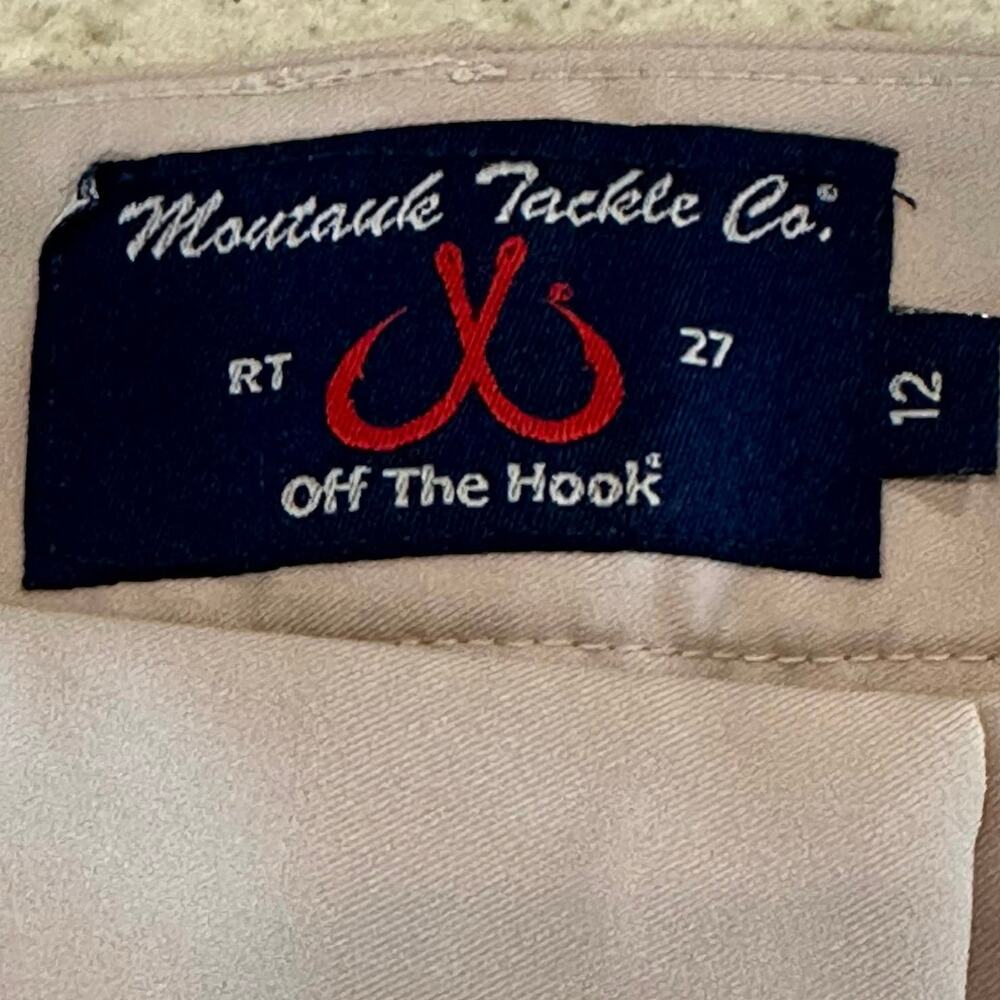 Montauk Tackle Company women’s shorts size 12. tan iv sun protection. - Picture 5 of 5